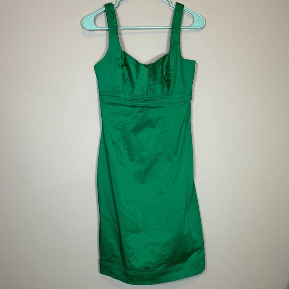 Calvin Klein Dresses & Skirts - green knee-length dress